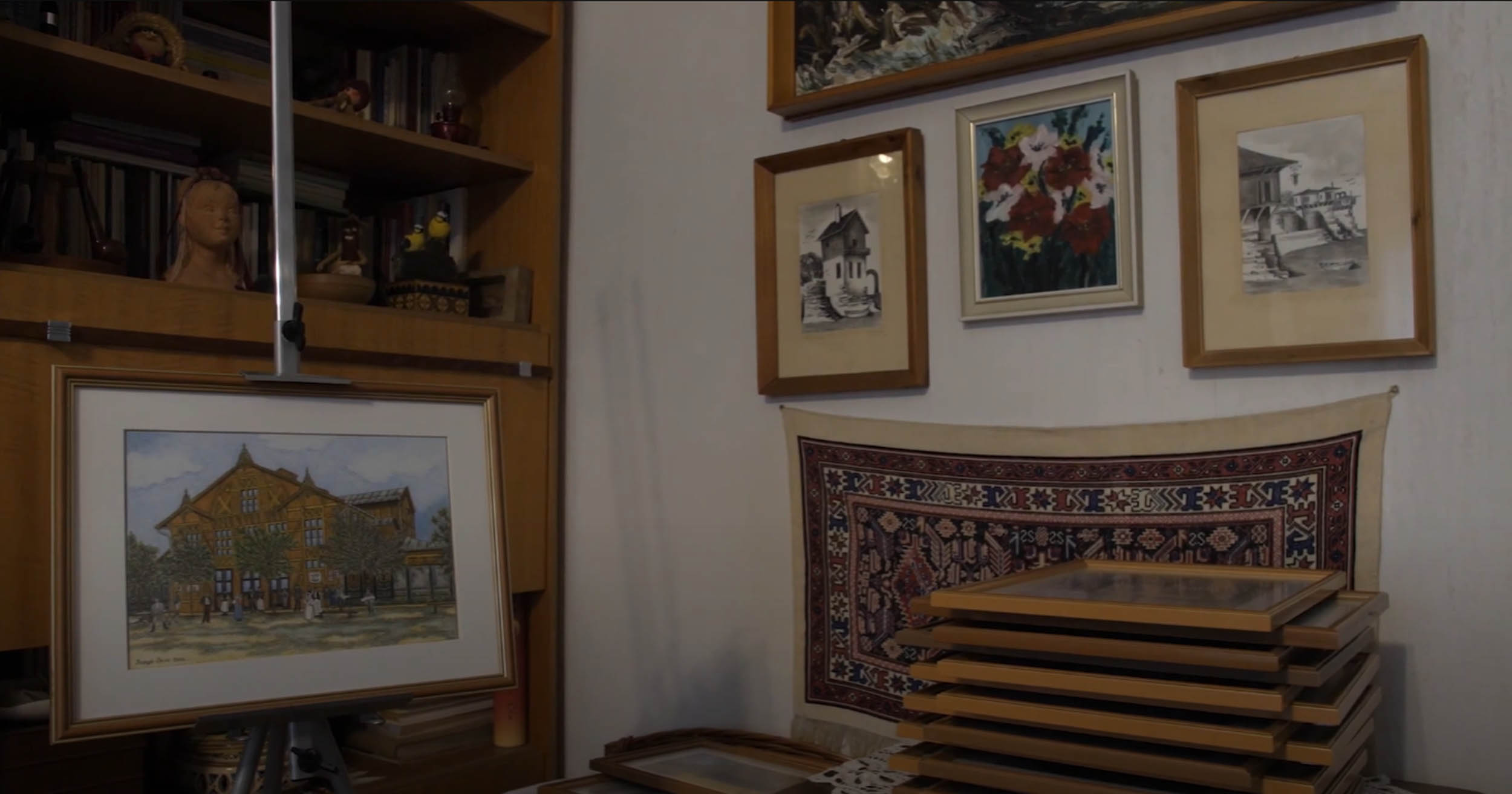 Balogh Örse által készített – Orosháza épületeit ábrázoló – pasztellképek gyűjteménye – Orosháza